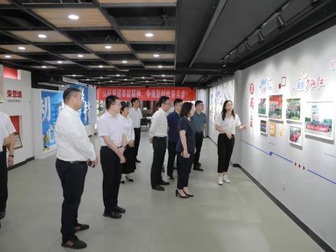 团省委副书记张迎春来威腾集团调研共青团工作